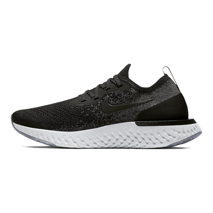 Nike Женские кроссовки Epic React Flyknit Черный Темно-серый AQ0070-001