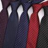 Роскошные Мужские Галстуки 8 см Галстук В Горошек Для Мужчины Жениха Галстук Для Мужчин Деловая Свадебная Вечеринка