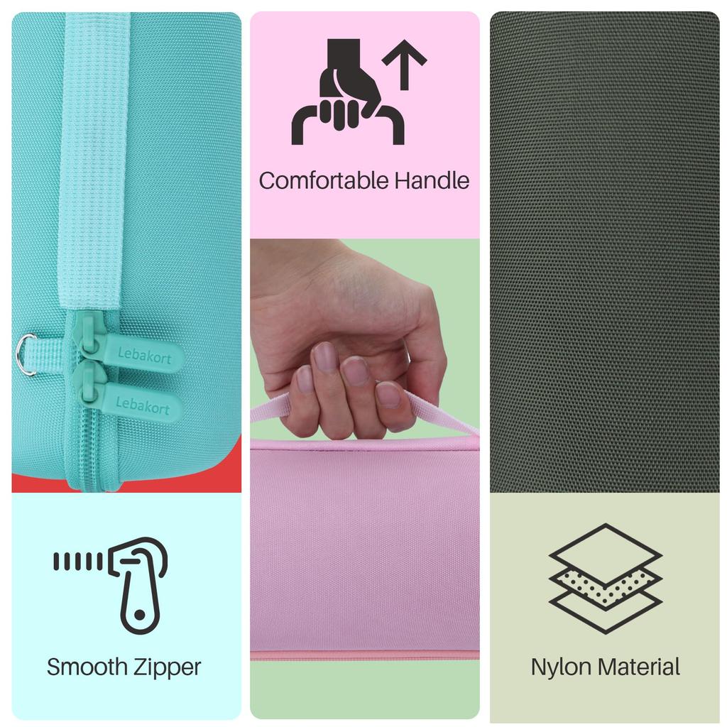 Lebakort Storage Case Compatible with CHARGE5 and CHARGE4 Waterproof Portable Bluetooth Speakers (Black Case)