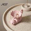 Подарки для женщин и девочек, 3D-печатный ленивый лежащий кот, лотос, поднос для украшений, милая фигурка, настольный органайзер, блюдце для мелочей, подставка для колец и сережек