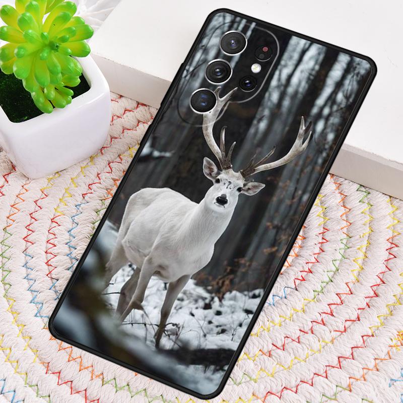 Чехол из ТПУ для телефона Samsung Galaxy note 10 pro S26 S25 S24 S23 S22 Ultra Plus S21 FE S20 с изображением самца оленя и природы