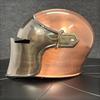 Двухцветный шлем Barbuta, средневековый 18 г, рыцарский стальной шлем, LARP, костюм для косплея на Хэллоуин, носимый шлем, лучший подарок для него