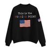 Women's Casual Fashion Round Neck Long Sleeve  Printed Sweatshirt