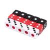 50Pcs Plastic White/Black/Red Decider Acrylic Entertainment Tool Board Playing Game Gaming Drinking Dice Dices