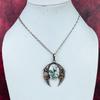Tree Agate Gemstone Pendant Handmade Dainty Pendant Copper Wire Wrapped Jewelry