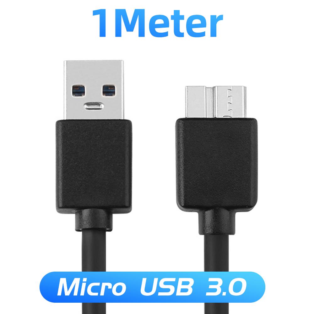 FONKEN USB 3.0 Micro B Data Cable Male A To Micro B USB Cable 5 Gbps Hard Drive Cables For Samsung Note3 Camera