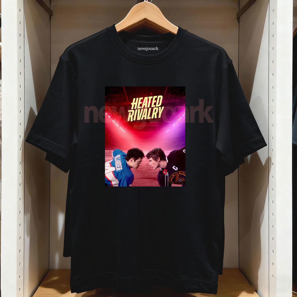 Shane Hollander and Ilya Rozanov Heated Rivalry TV Graphic T Shirts Woman Man Couple Oneck Cotton Tshirt Casual Ropa Hombre