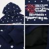 American Vintage Star Print Hooded Sweatshirt Loose Fit Streetwear Couple Top