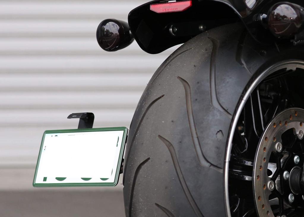 Номер детали мотоцикла Kijima, боковое крепление, крепление оси (черный) FXBR/S 2018~ HD-01398