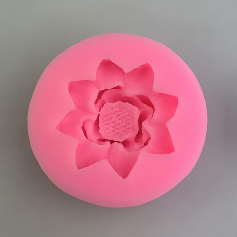 1 шт. силиконовая форма в форме лотоса для выпечки кексов, шоколада, мыла, формы для выпечки
