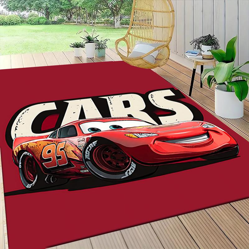 Mcqueen Spirit Carpet Rug Soft Washable Antislip Home Living Room Sofa Mats Personalized Christmas Rug