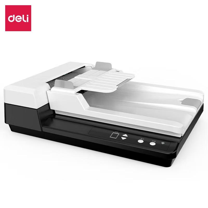 Deli DS321P A4 Flatbed & ADF Scanner CN plug (adapter included)