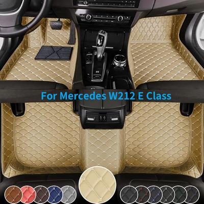 Коврики в салон для Mercedes W212 E-Class 2009 2010 2011 2012 2013 годов, коврики на весь пол, роскошные коврики