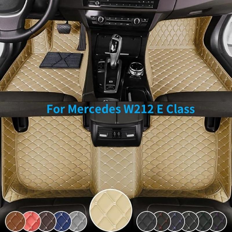 Коврики в салон для Mercedes W212 E-Class 2009 2010 2011 2012 2013 годов, коврики на весь пол, роскошные коврики
