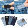 4PCS DIY Crafts Pants Extenders Buttons Adjustable Jeans Waist Extension Snap DIY Denim Clothes Fastener for Men Women