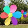 Landscape Art Decoration 10m Windmill String Hanging Rope Whirligig Decor Wind Spinner Plastic Rainbow Color Wind Rotator Lawn