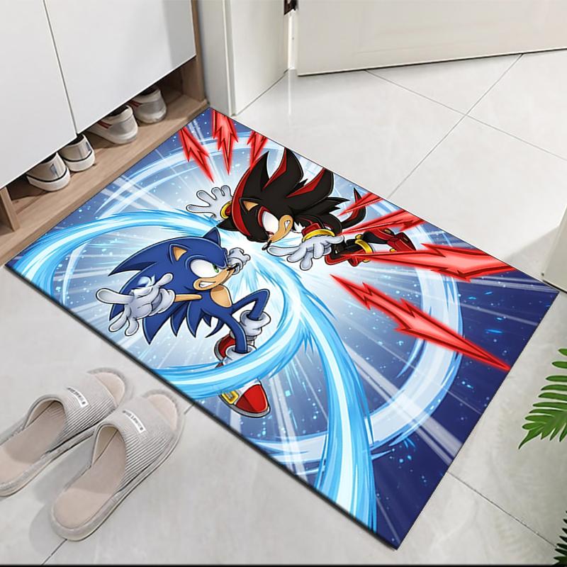 Sonic Printed Carpetrugfor Office Chair Living Room Bedroom Kitchen Room Decor Gifts