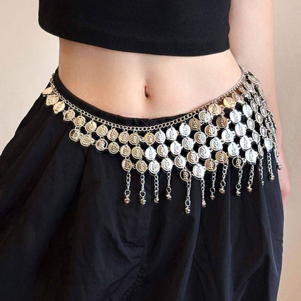 Round Bohemian Style Waistband Vintage Ethnic Style Belt Dress Accessories