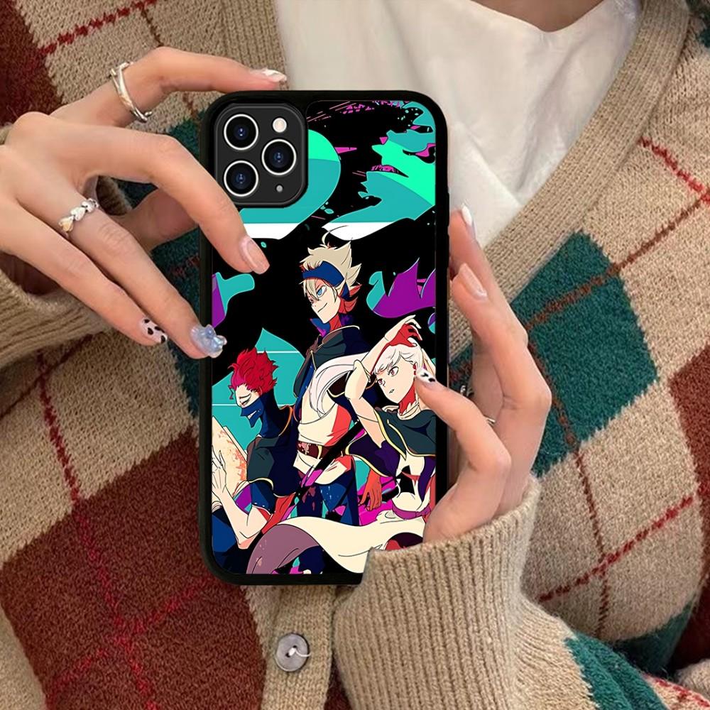Чехол для телефона Black Clover Силиконовый PC+TPU Для Для IPhone 11 12 13 14 15 16 Plus Pro Max Чехол