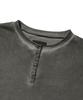 SUADE Washed Henley Neck [Charcoal Gray]