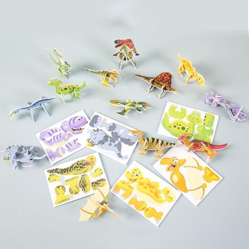 30pcs 3D Puzzle Model Paper Assembly Model New Jigsaw Puzzles  Kids
