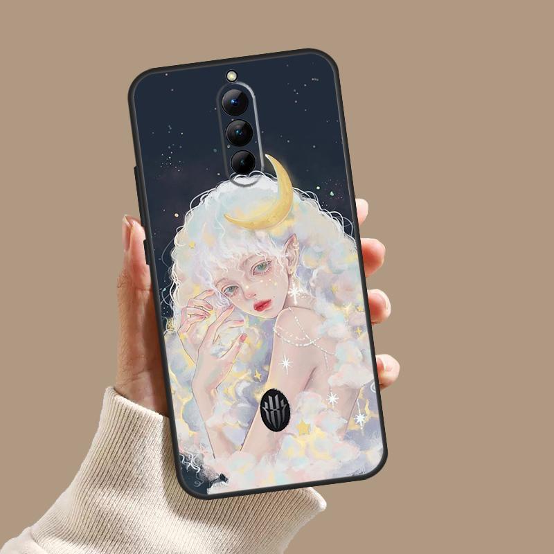 Милый и красивый чехол-раскраска для девочек для ZTE Nubia Red Magic 10 10S 9S 8S 8 9 11 Pro Plus 6 7 6S 7S Pro 5G 6R 10 Air