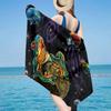 Frogs Singing Under Moonlight Beach Towel, Super Soft Microfiber, Gift for Her/Him, Birthday, for Pool, Beach, Travel, Home Decor Fan gifts