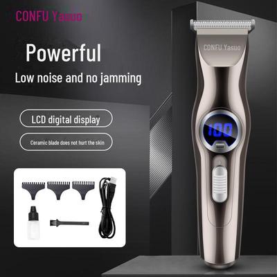 Электрическая машинка для стрижки волос Kangfu с цифровым дисплеем для домашнего и парикмахерского использования