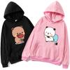 Cute Dudu Is Welcome Home Bubu Hoodies for Women Cute Panda Bears Sweatshirts Couple Clothes Men Kawaii Girls Pullover