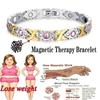 Trendy 3 Colors Energy Magnets Jewelry Slimming Bangle Bracelets Twisted Magnetic Therapy Bracelet Healthcare