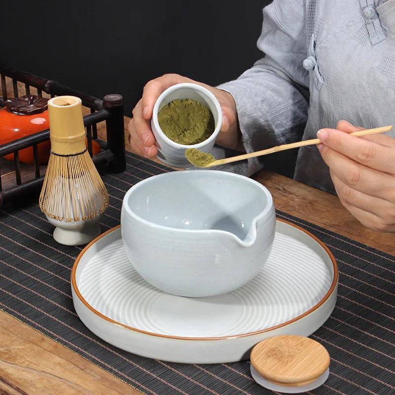 Matcha Bowl Japanese Matcha Ceramic Tea Bowl Retro Japanese Kung Fu Tea Set Tea Bowl Tea Set Accessories
