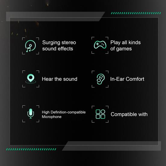 Wired Earphone Stereo Sound Sports Headset with Microphone 3.5mm/Type-C Plug In-ear Headphone for Game Music