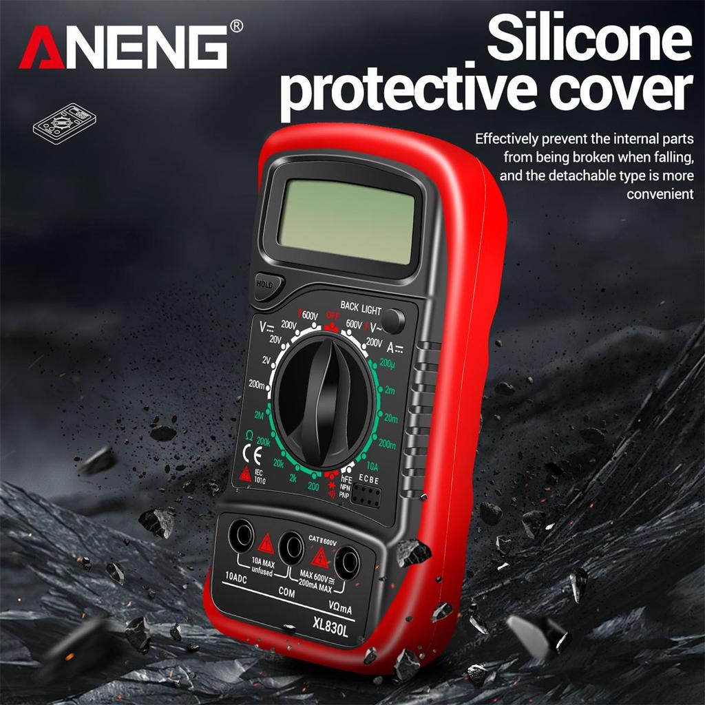 Aneng XL830L цифровой мультиметр ESR метр тестеры автомобильный электрический Dmm транзистор пиковый тестер измеритель емкости
