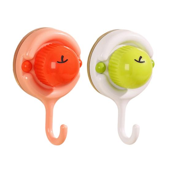 Крючок Присоска с Сильной Несущей Способностью Настенный Крючок Вращающаяся Адсорбция Без Сверления Бесследная Установка Кухонный Крючок для Хранения