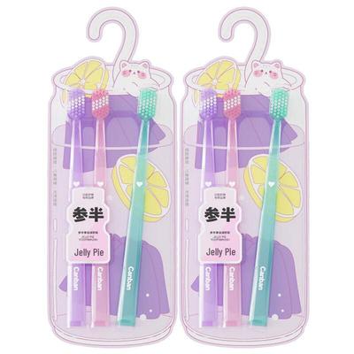 Sanban Пирог-желе Зубная щетка для взрослых Мягкая 6 шт.