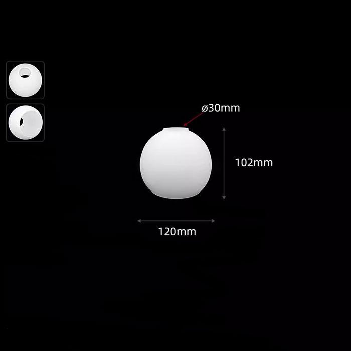 Прозрачный матовый абажур с отверстием 30 мм E14, сменный стеклянный абажур с отверстием 3 см зеленого и янтарного цвета для настенных светильников E12 Candle