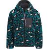 adidas Куртка Originals с капюшоном и длинными рукавами, двусторонняя, с принтом по всей поверхности, унисекс, черная, JD6367