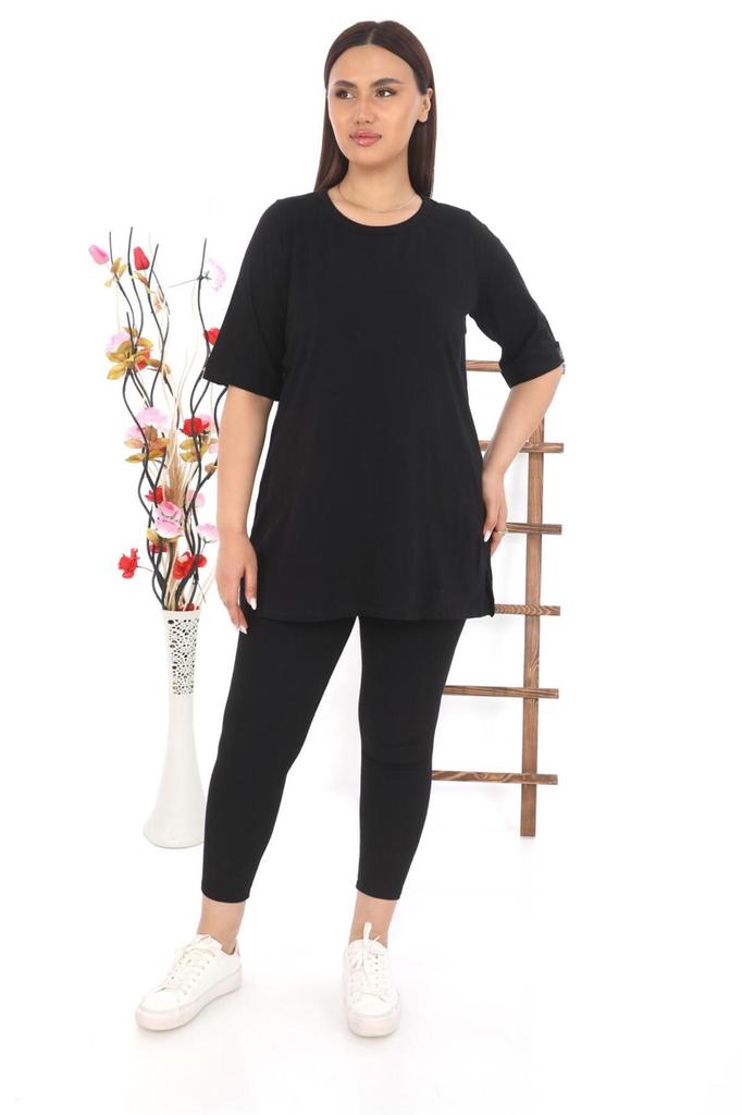 Женская стильная футболка большого размера Футболка больших размеров