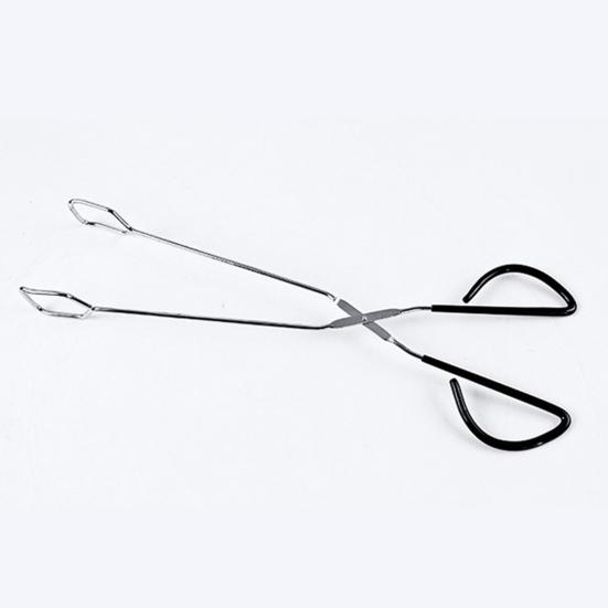 Щипцы для ножниц для еды, нержавеющая сталь, нескользящая длинная ручка, защита от ожогов, многофункциональный зажим для сервировки стейка, хлеба, углерода, гриль