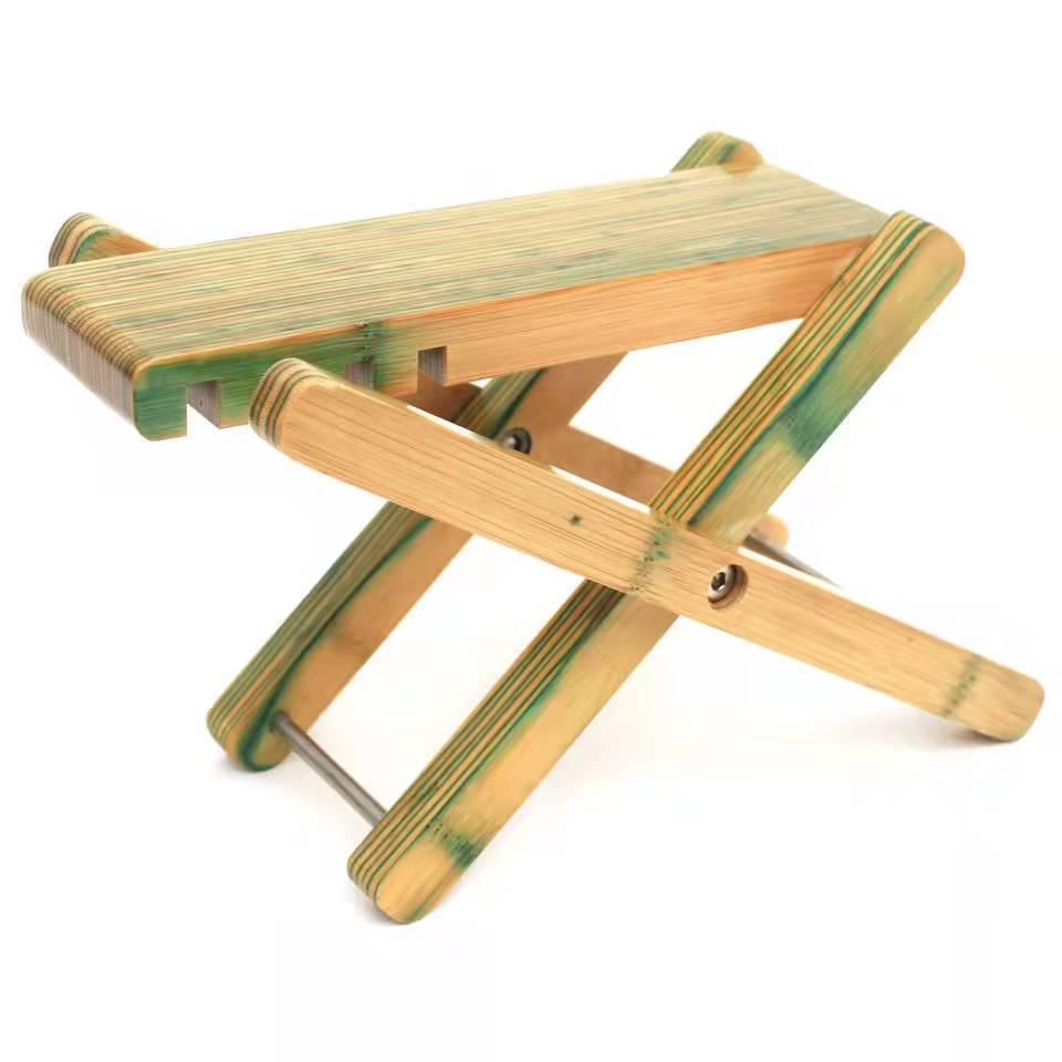Adjustable Portable Wooden Footrest for Guitar, Erhu & Pipa