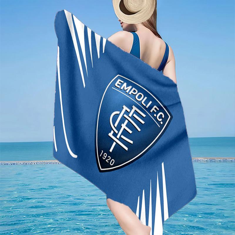 1PC Empoli Crest Design Beach Towel - Soft, Absorbent Microfiber, Lightweight, Ideal for The Beach, Parties, Travel, Camping fan gifts