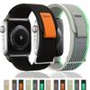 Нейлоновый ремешок для Apple Watch, ремешок 49 мм, 44 мм, 40 мм, 45 мм, 41 мм, 42 мм, 44, 45, 49 мм, браслет Correa iWatch Ultra series 7, 6, 5, 3 se 8, ремешок