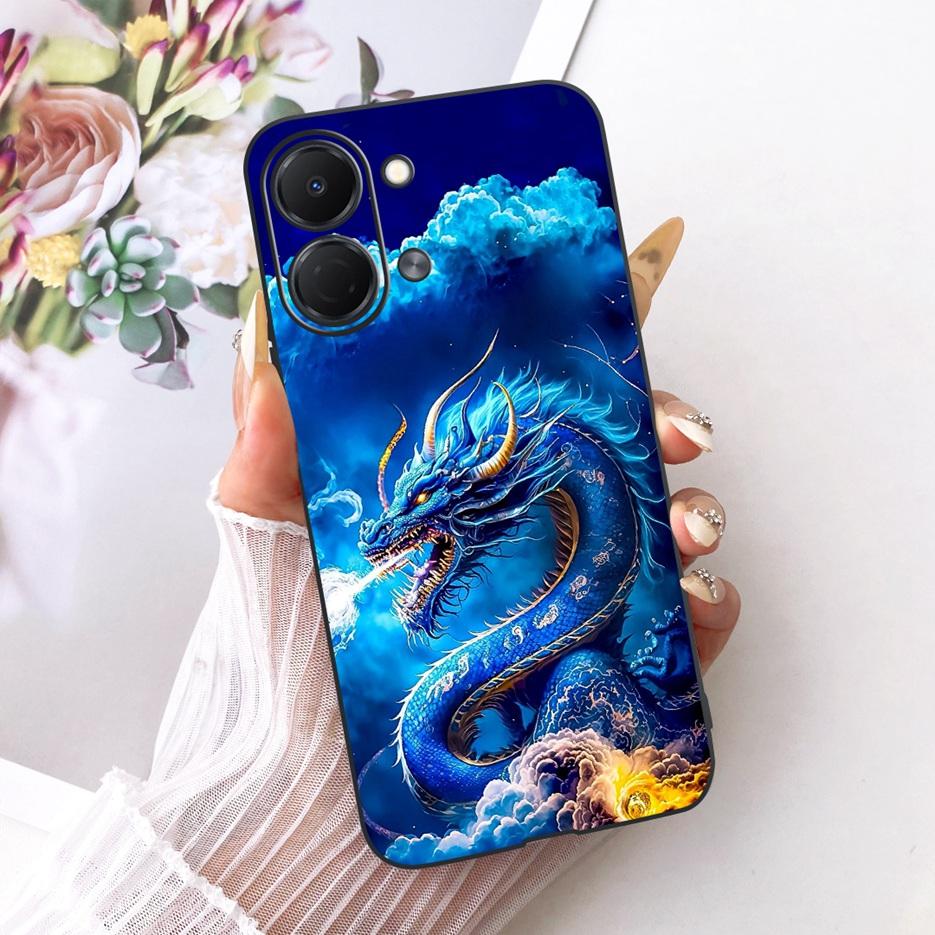 For Tecno Spark GO 3 5G Case KN3 Colorful Flowers Luxury Painted Cover Soft TPU Phone Case For Tecno Spark GO 3 SparkGo 3 Fundas