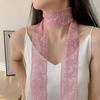 Soft Evening Party Scarves Thin Lace Neck Strap Elegant Neckerchief  Dress Decoration