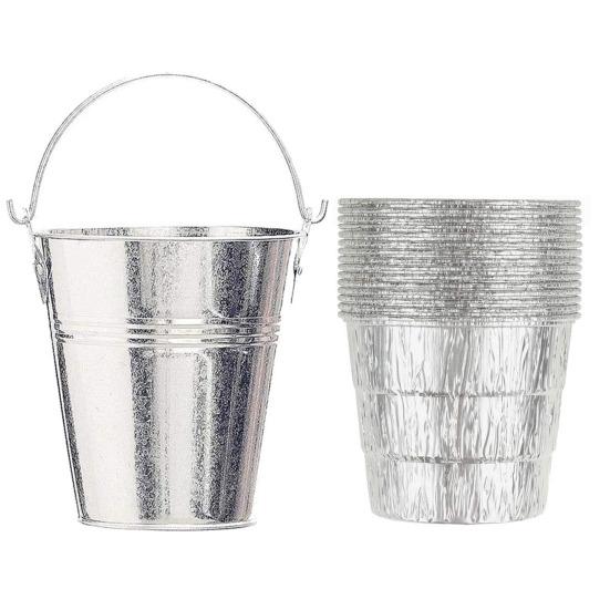 20 шт. ведро для смазки барбекю, вкладыш из оловянной фольги, уличный гриль-барбекю, алюминиевая фольга, подкладка барабана, аксессуары для гриля для Traeger Pro Series 575/780 22/34 Series