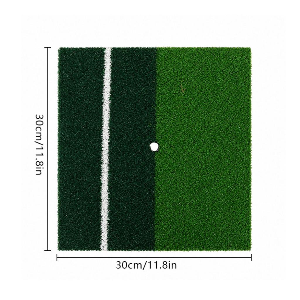 Square Golf Practice Hitting Mat Indoor Outdoor with Alignment