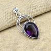 Amethyst Gemstone Handmade 925 Sterling Silver Adorable Pendant For Thanksgiving