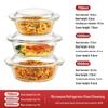 Стеклянная миска Biaoxing для микроволновой печи с крышкой