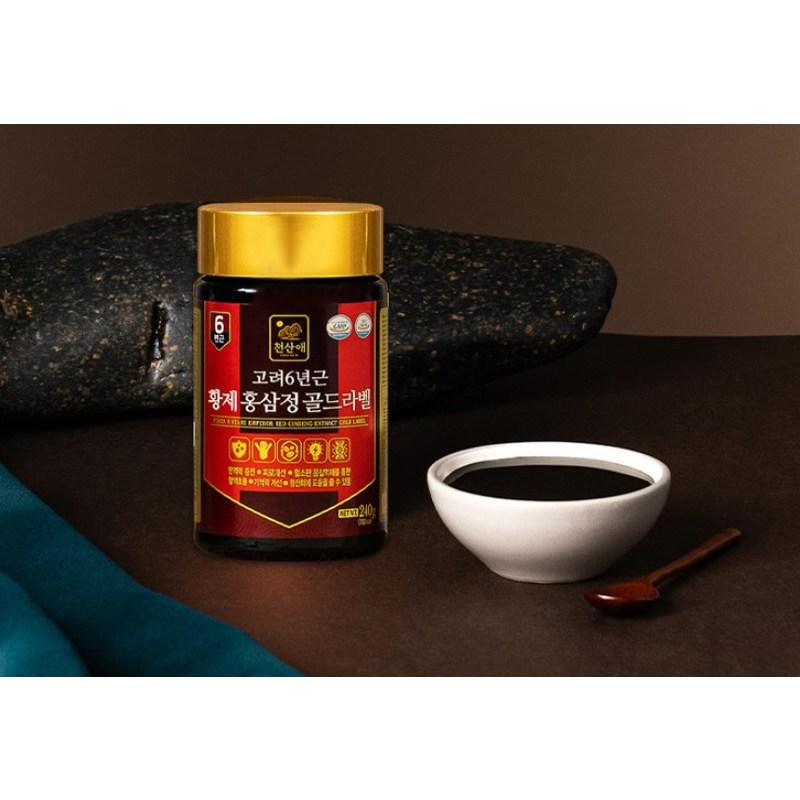 «The Emperor's Dignity», экстракт красного женьшеня императора Корё 6-летней выдержки, золотая этикетка, 480 г, 1 шт.