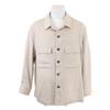 ZEGNA [Excellent Condition/Domestic Authentic] Oasi Cashmere Aiba Cashmere Oversized Long Sleeve Shirt/ tops XL IvoryUsed